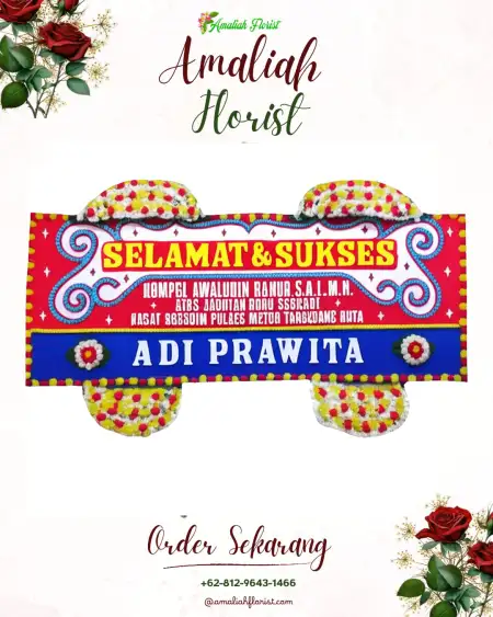 Papan Bunga Ucapan Selamat Tambelansampit